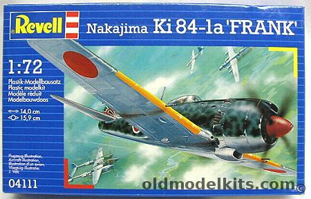 Revell 1/72 Nakajima Ki-84-1A 'Frank', 04111 plastic model kit